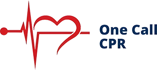 A red heart with the words " one love cpr " written underneath it.